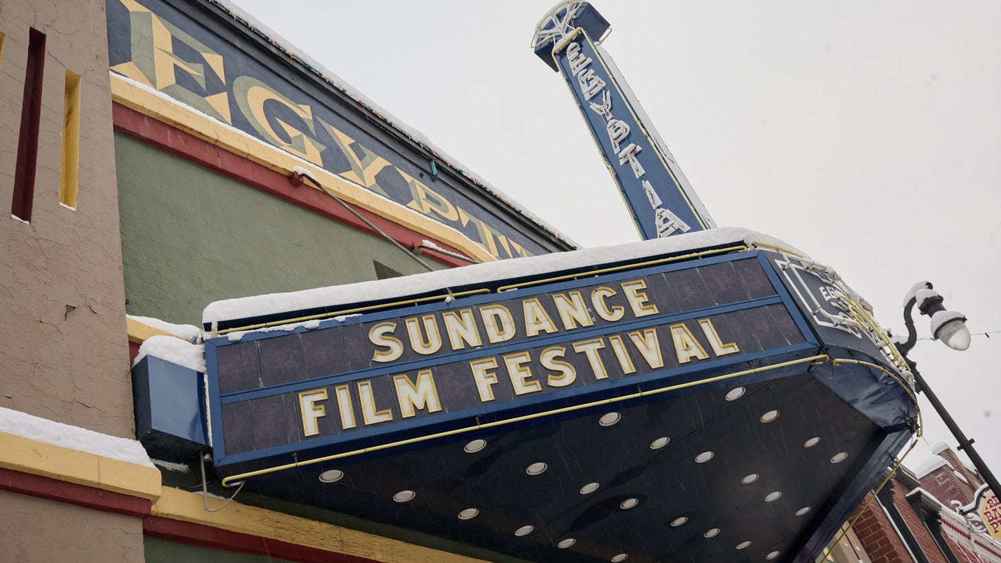 The Egyptian Theatre before the start of the Sundance Film Festival on January 17, 2024 in Park City, Utah. The Egyptian Theatre before the start of the Sundance Film Festival on January 17, 2024 in Park City, Utah.