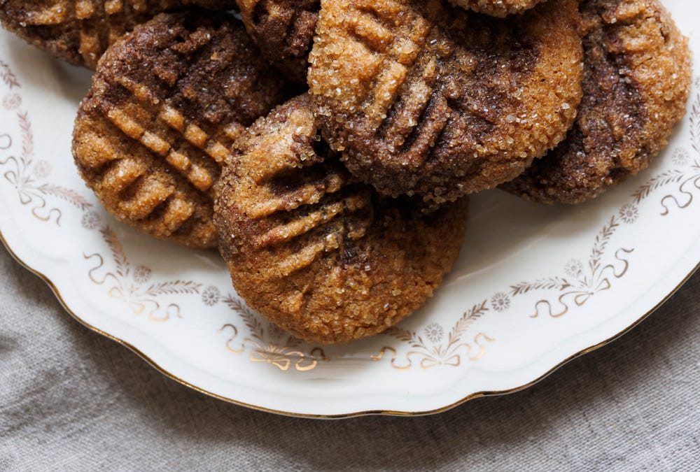 4-Ingredient Peanut Butter-Chocolate Cookies - ZoëBakes Newsletter