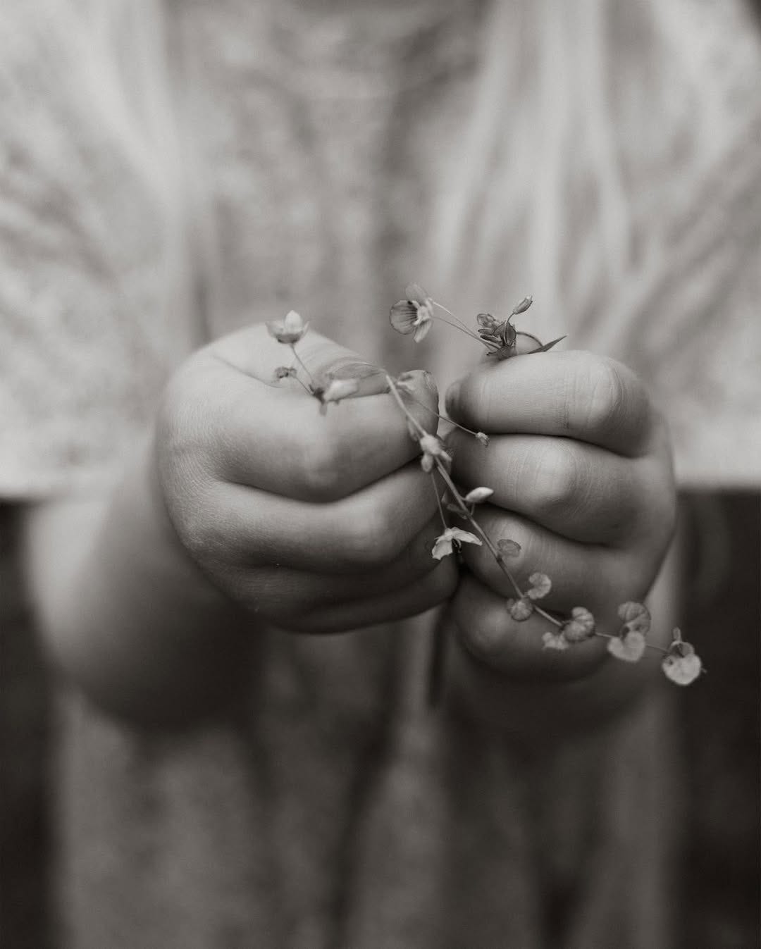 May be a black-and-white image of child