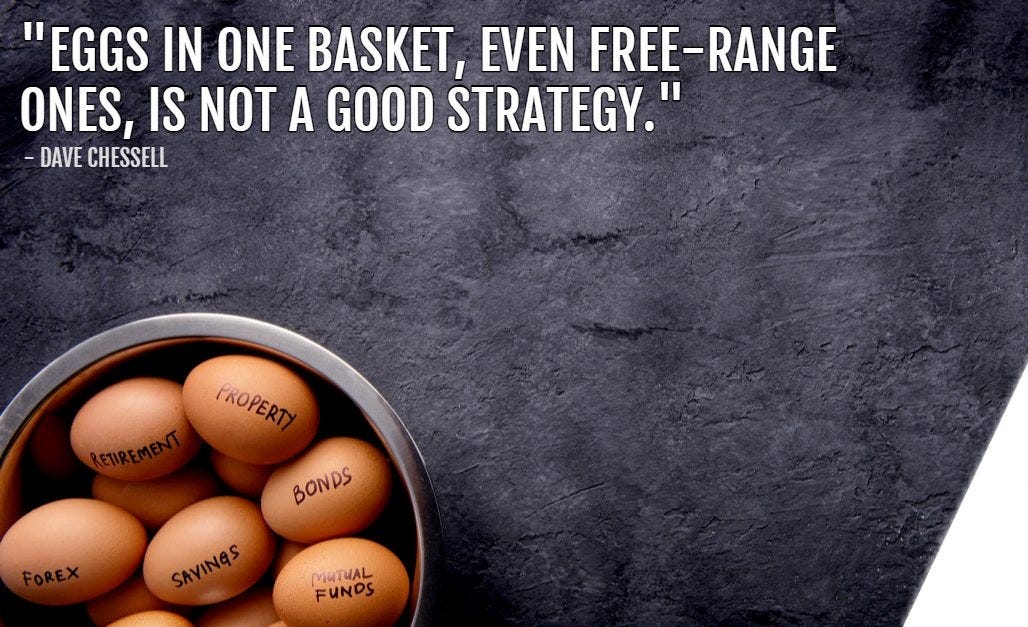 In investment terms, the phrase 'don't put all your eggs in one basket',  underlines perfectly the reason diversification is so important," writes  Dave Chessell in his latest blog. We invite you to