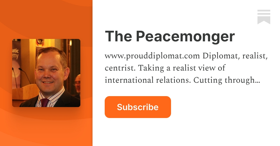 The Peacemonger | Ian Proud | Substack