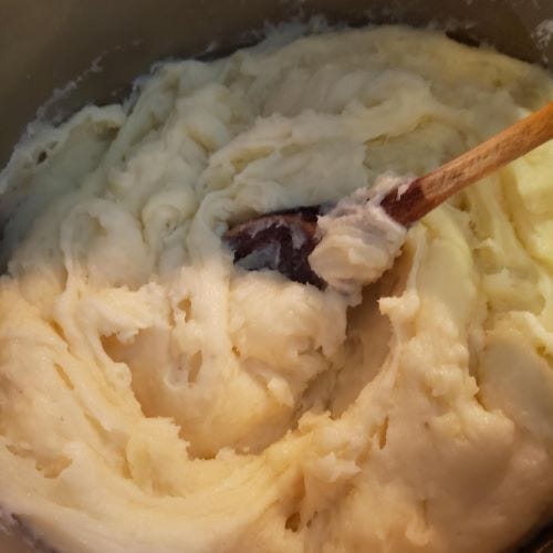 mashed potatoes