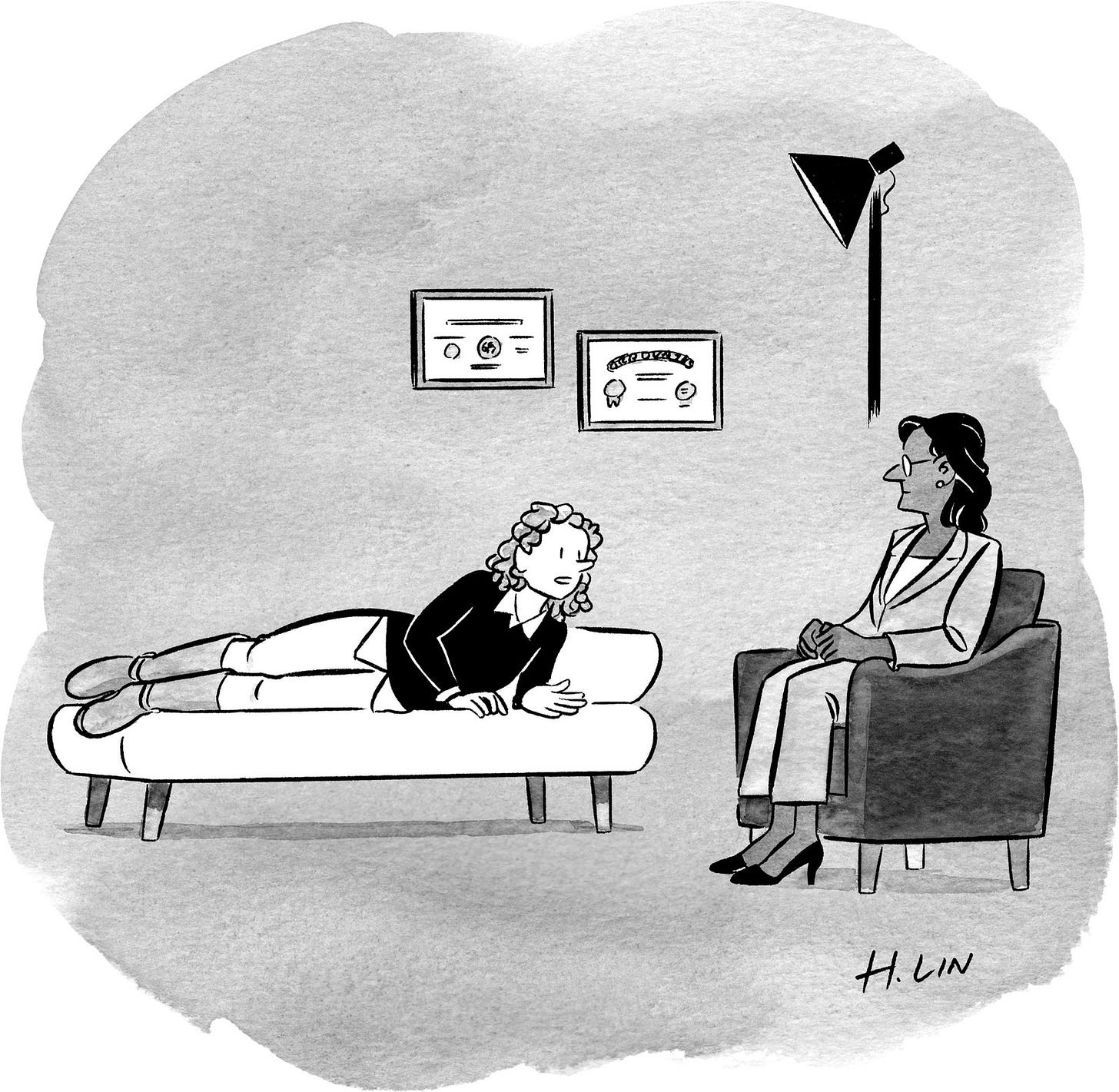 Patient tells therapist that they should follow them on social media.