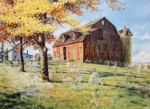 Charles Peterson Neighbors: Barn Raising Charles Peterson Neighbors: Barn Raising
