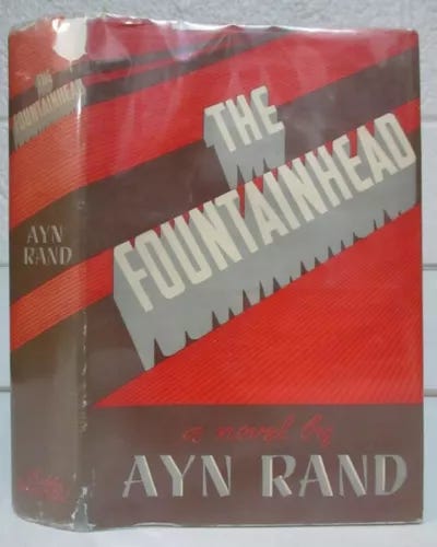 1944; The Fountainhead by Ayn Rand  Hardcover HC/DJ, 1st Edition - Picture 1 of 8