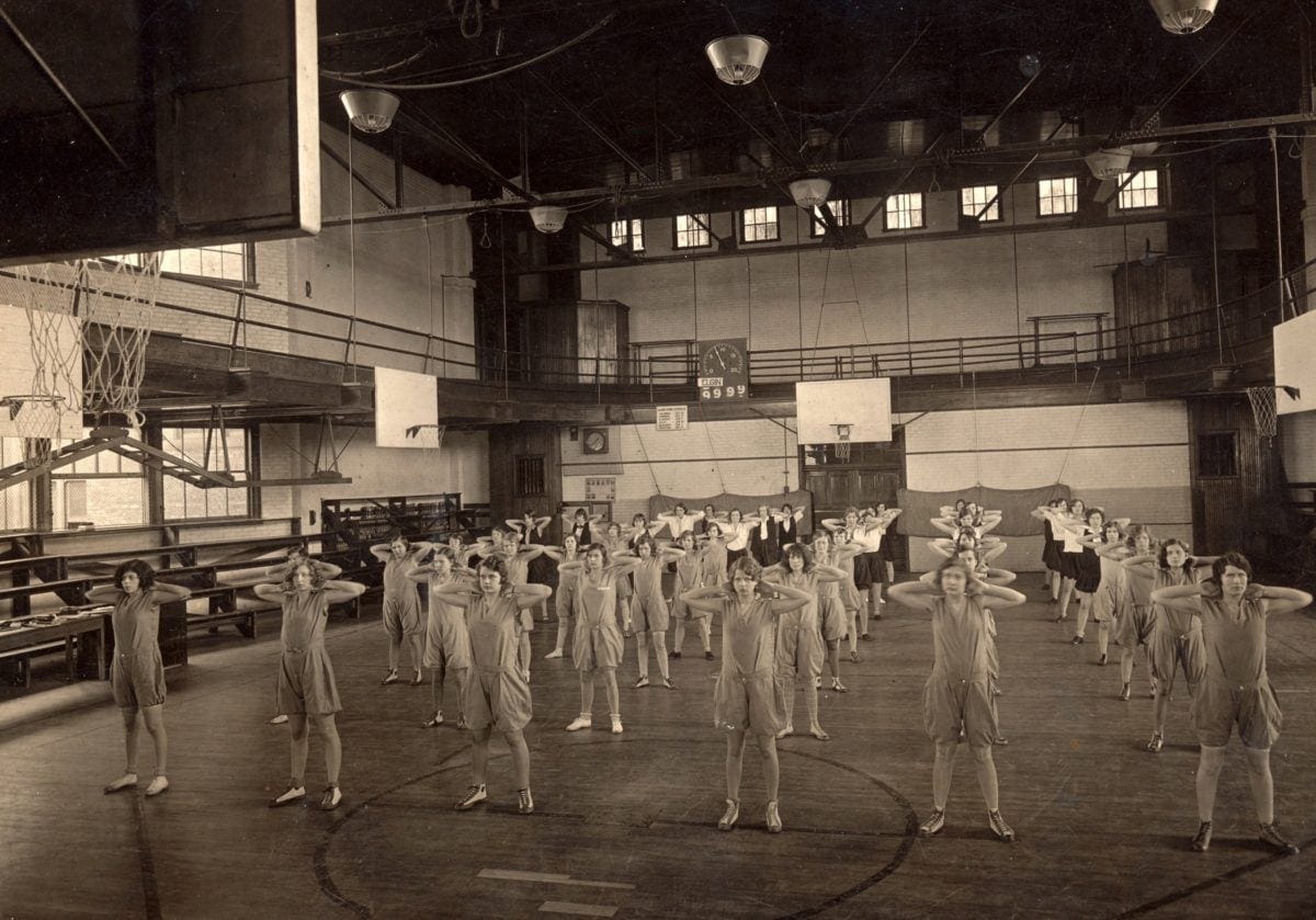 Free picture: crowd, historic, history, physical activity, physical exam,  sepia, people, man