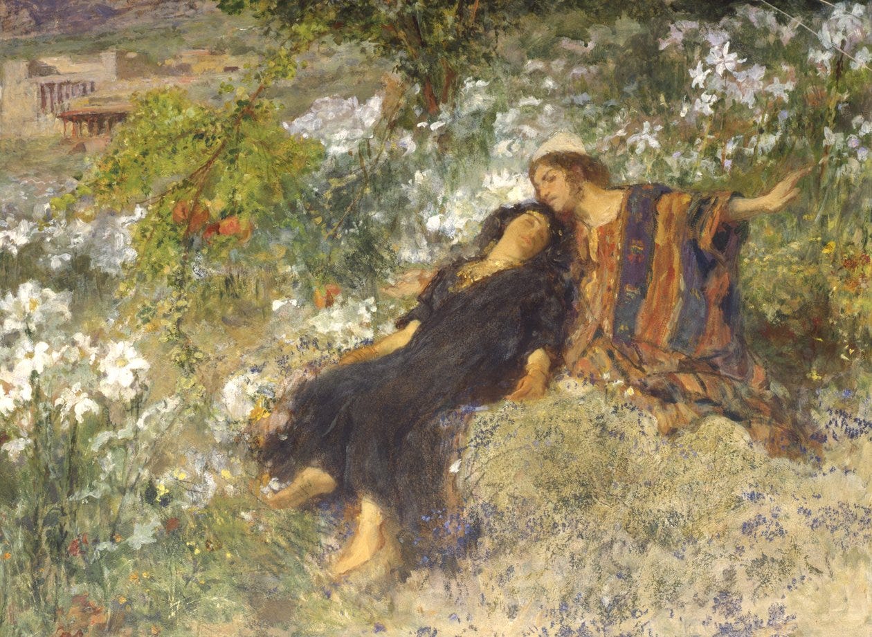 Song of Solomon by Domenico Morelli: Buy fine art print