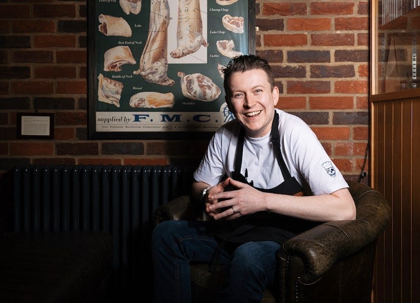 Tom De Keyser, head chef at The Hand & Flowers in Marlow