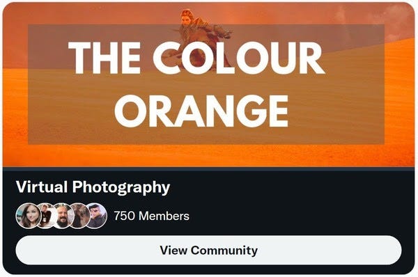 Virtual Photography | Twitter Community