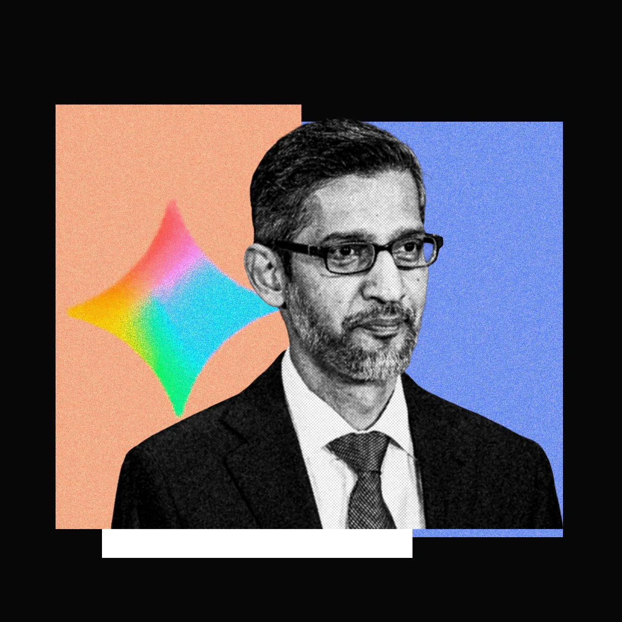 Image may contain Sundar Pichai Face Head Person Photography Portrait Accessories Glasses Formal Wear and Tie