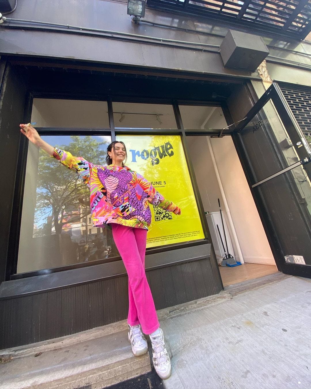 Emma Rogue at her Manhattan thrift store, Rogue Emma Rogue at her Manhattan thrift store, Rogue