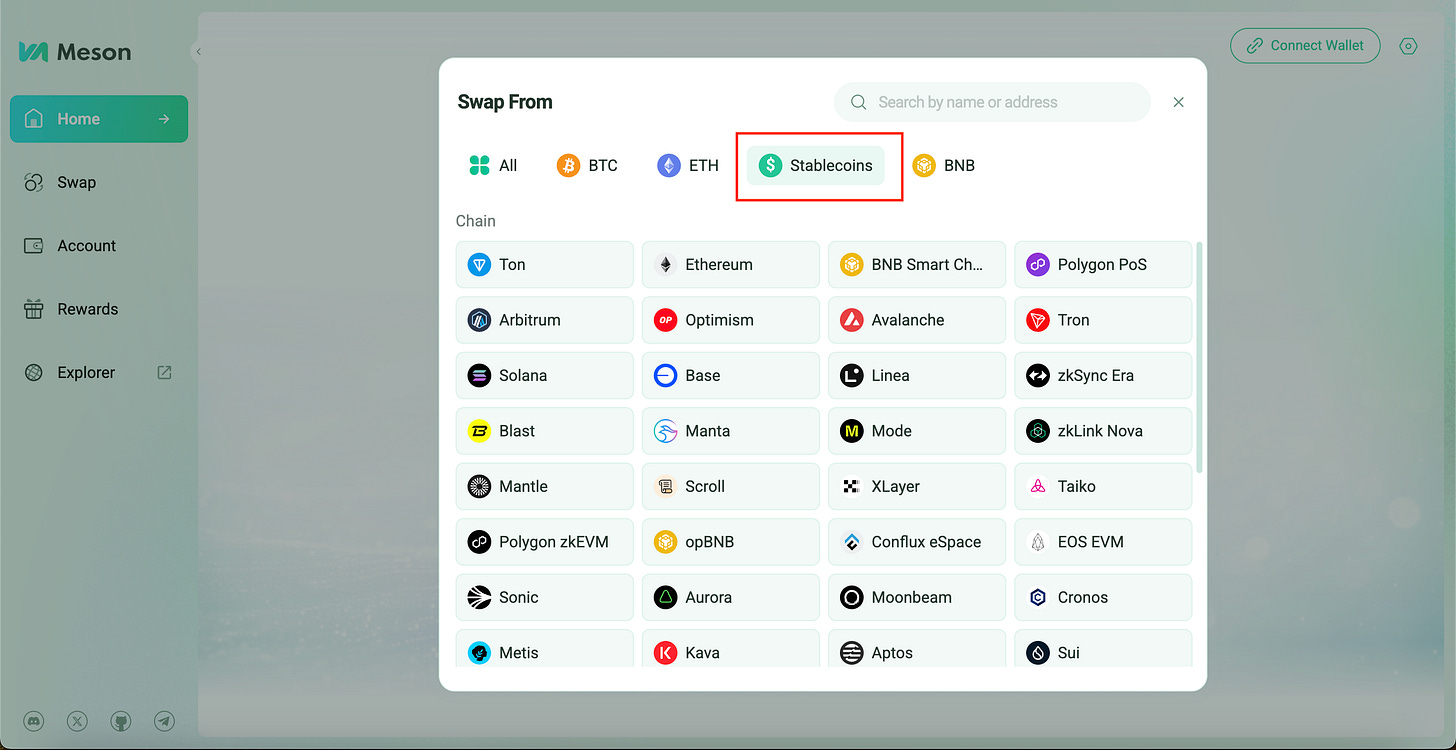 Meson Finance - Swap From Meson Finance - Swap From