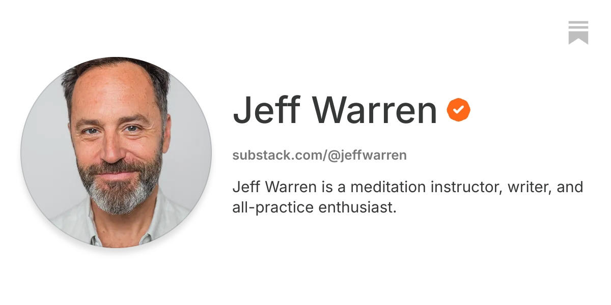 Jeff Warren | Substack