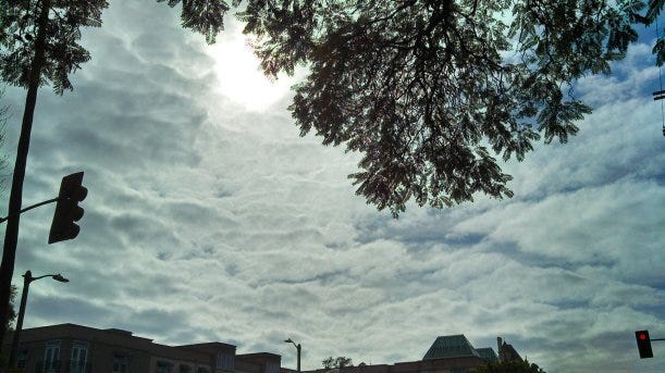 LA - cloudy sky LA - cloudy sky