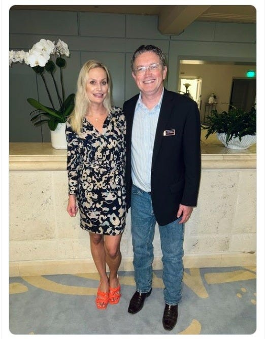 May be an image of 2 people and text that says 'Christina Pushaw @ChristinaPushaw Great to meet @RepThomasMassie. have been a big fan of his especially since March 2020, when the Washington Post accused him of endangering the lives of everyone in inCongress by making them do their jobs. He was right, they were wrong. #SassywithMassie E PO 10:32 PM Feb 0.:32PM·Feb25,2023-414.8KViews 25, 2023 414.8K Views'