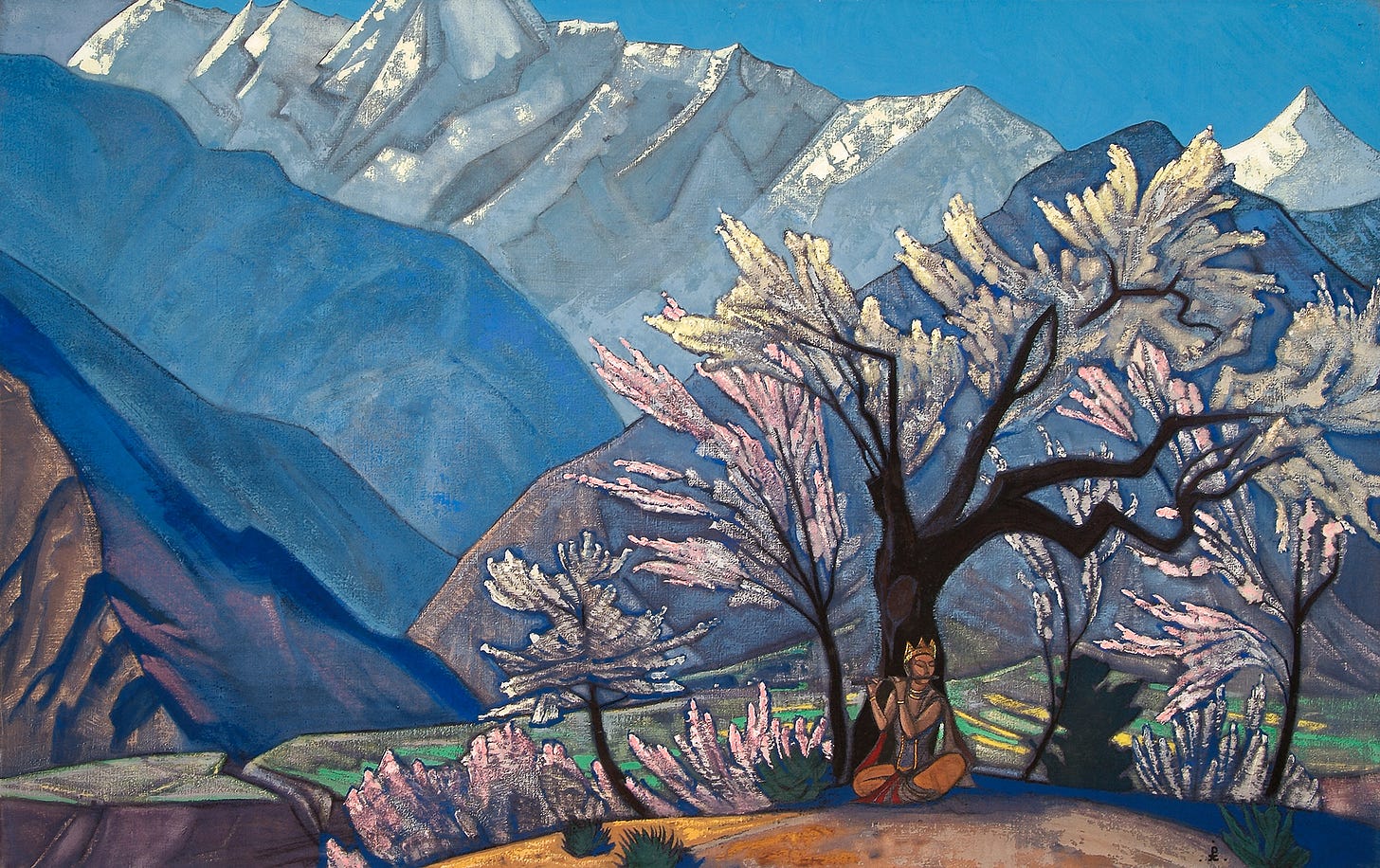 Roerich — Krishna. Printemps à Kulu (1930) Roerich — Krishna. Printemps à Kulu (1930)