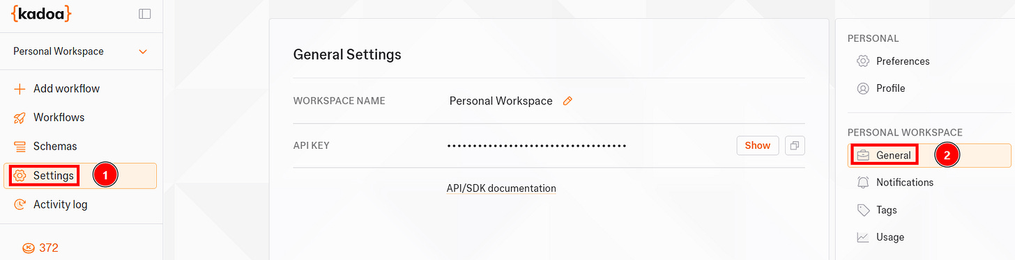 Get your Kadoa API key by Federico Trotta Get your Kadoa API key by Federico Trotta