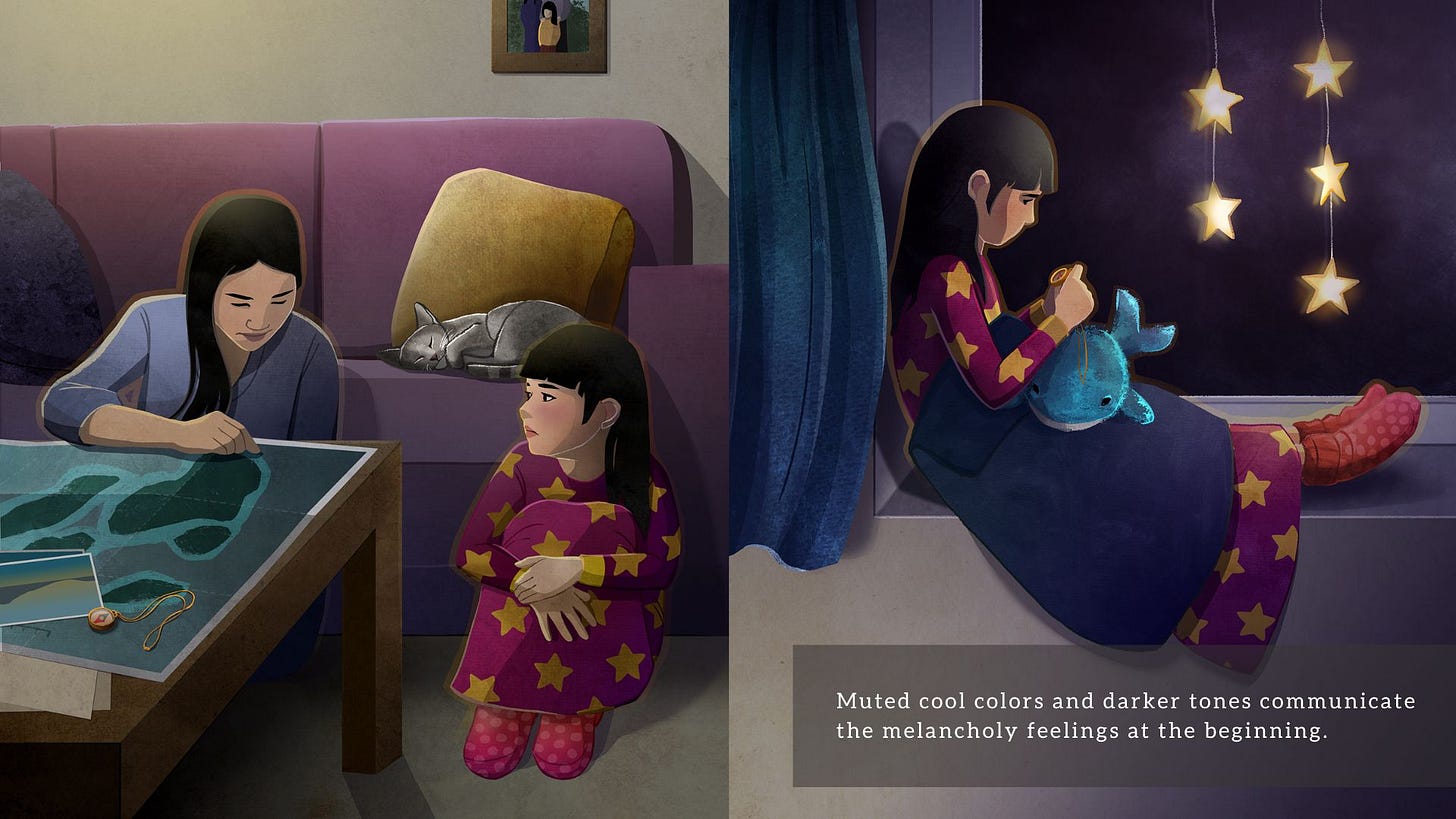 Color Story Reference How to Use Color as Story in Children's Book Illustrations