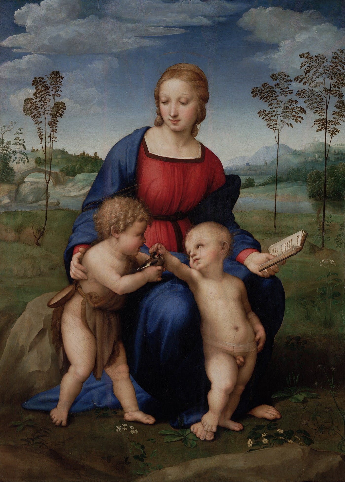Madonna of the Goldfinch painting Madonna of the Goldfinch painting