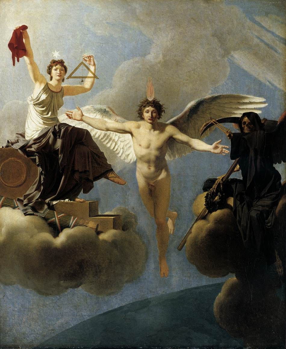 Jean Baptiste Regnault, Liberty or Death, 1795 Jean Baptiste Regnault, Liberty or Death, 1795