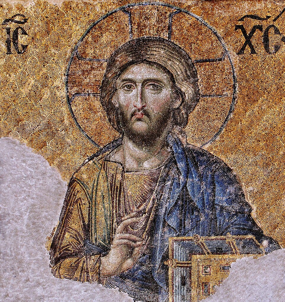 File:Christ Pantocrator mosaic from Hagia Sophia 2744 x 2900 pixels 3.1 MB.jpg
