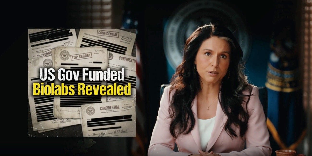 BOMBSHELL: DNI Tulsi Gabbard Declassified U.S. Government Funding Of More Than 120 ILLEGAL Biolabs In Over 30 Countries