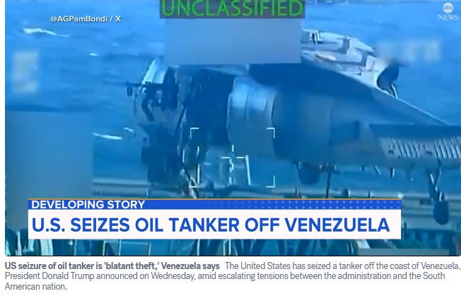 Satellite Images Suggest Seized Venezuelan Oil Tanker 'deliberately ...