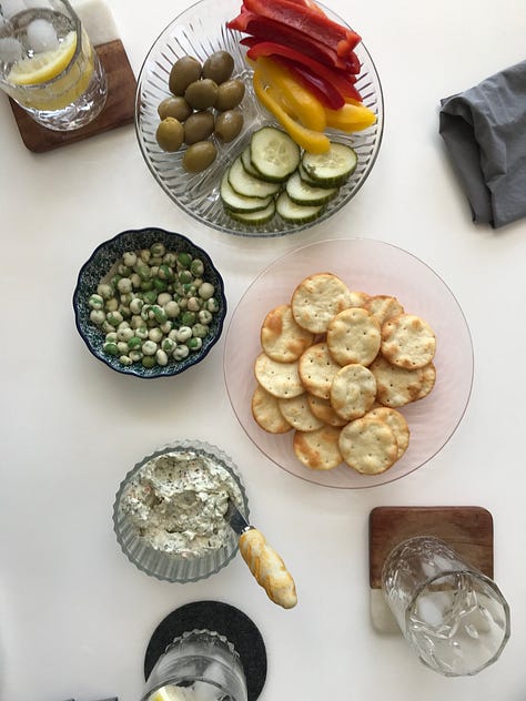 6 photos of snack plates and meals that took little effort to make
