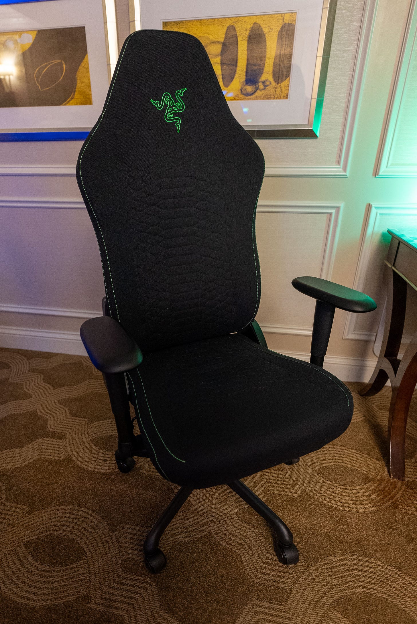 Razer Iskur V2 X gaming chair at CES 2025 Razer Iskur V2 X gaming chair at CES 2025