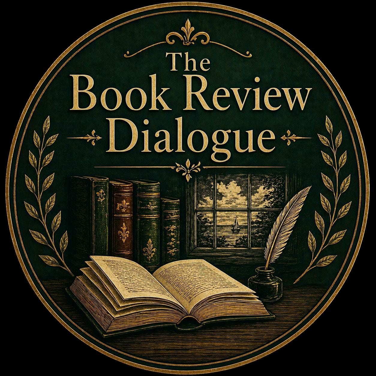 The Book Review Dialogue logo