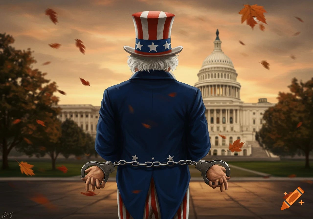 A person in a hat with handcuffs in front of a building

AI-generated content may be incorrect.