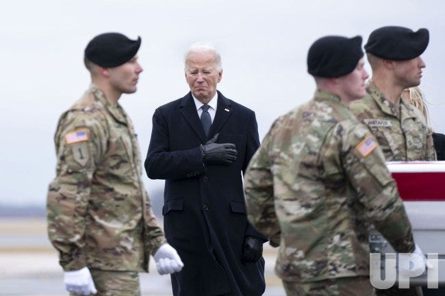 Photo: President Biden Attends Dignified Transfer Ceremony At Dover AFB ...