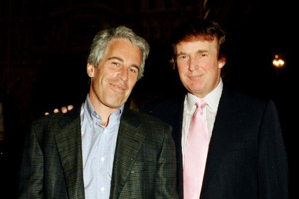 Jeffrey Epstein’s Friends Sent Him Bawdy Letters for a 50th Birthday Album. One Was From Donald Trump.