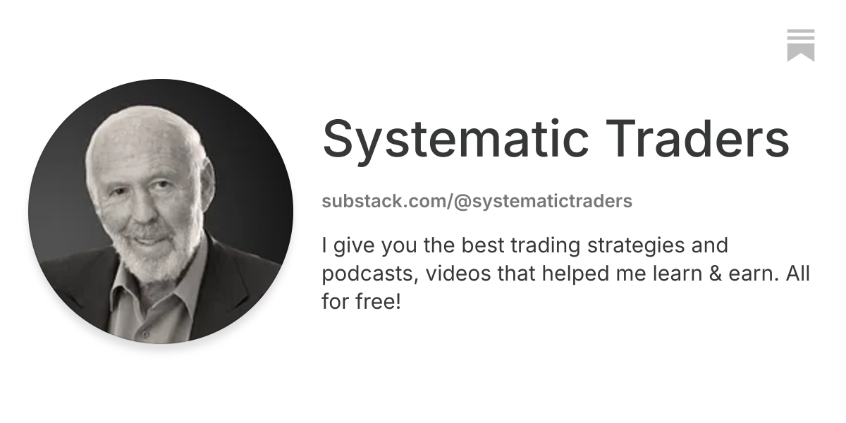 Systematic Traders | Substack