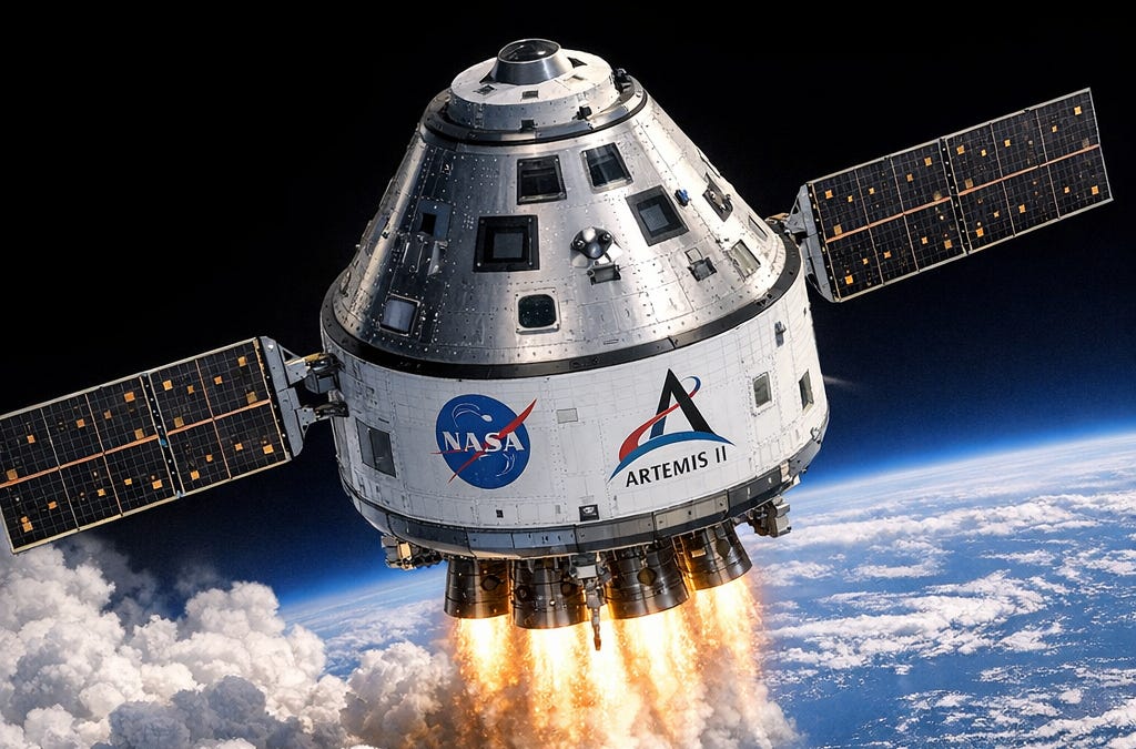 Artemis II - Orion Crew Module (CM) - by Theodorus HAN.ES