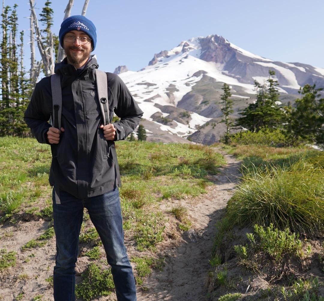 May be an image of 1 person and mountain