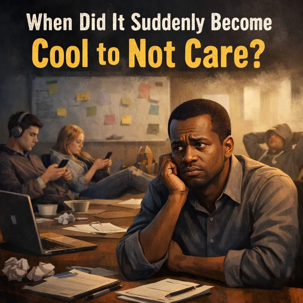 When Did It Suddenly Become Cool To Not Care?