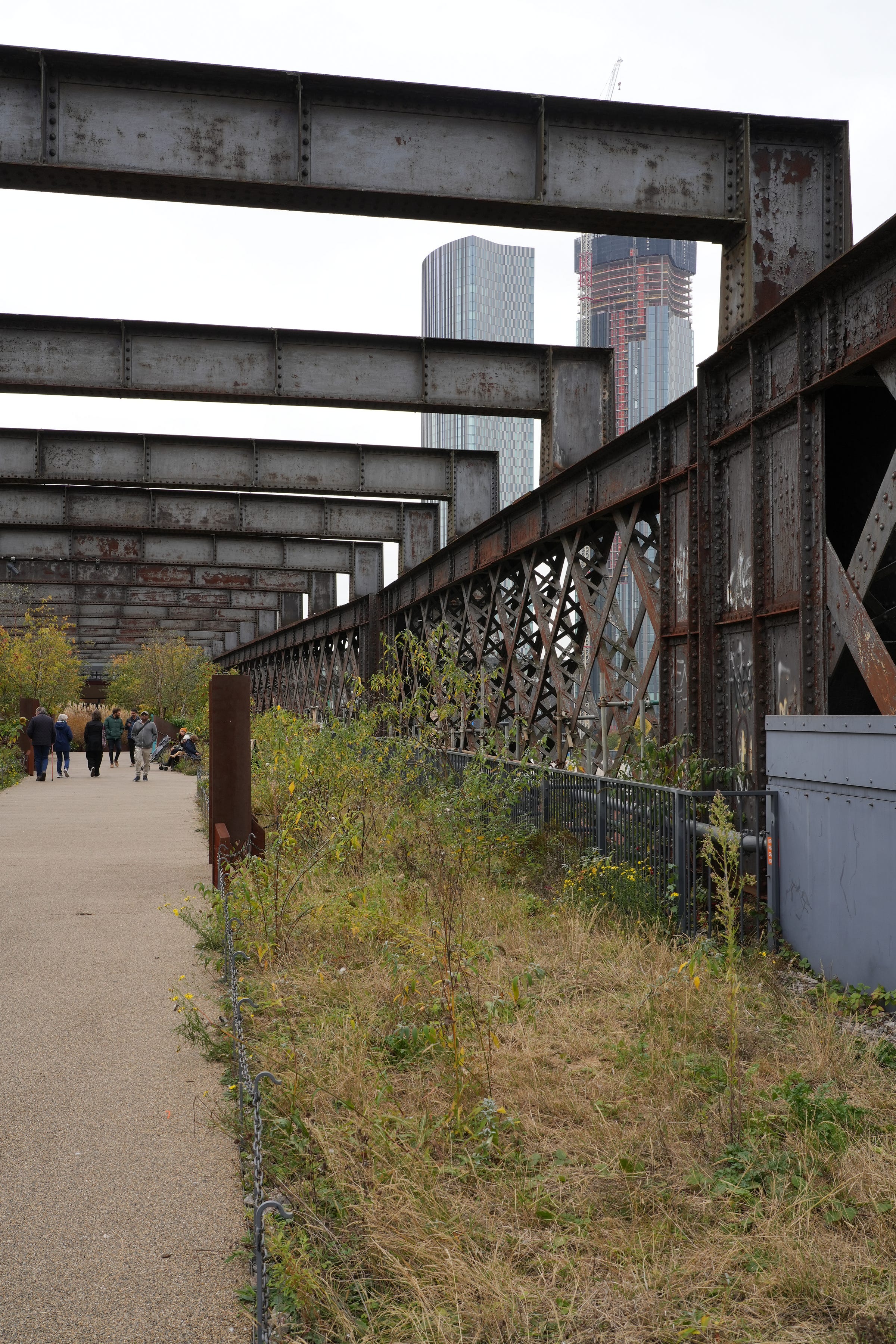 Castlefield Viaduct garden, Manchester