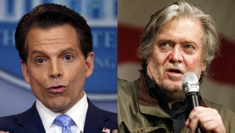 Anthony Scaramucci has his say about steve bannon Anthony Scaramucci has his say about steve bannon
