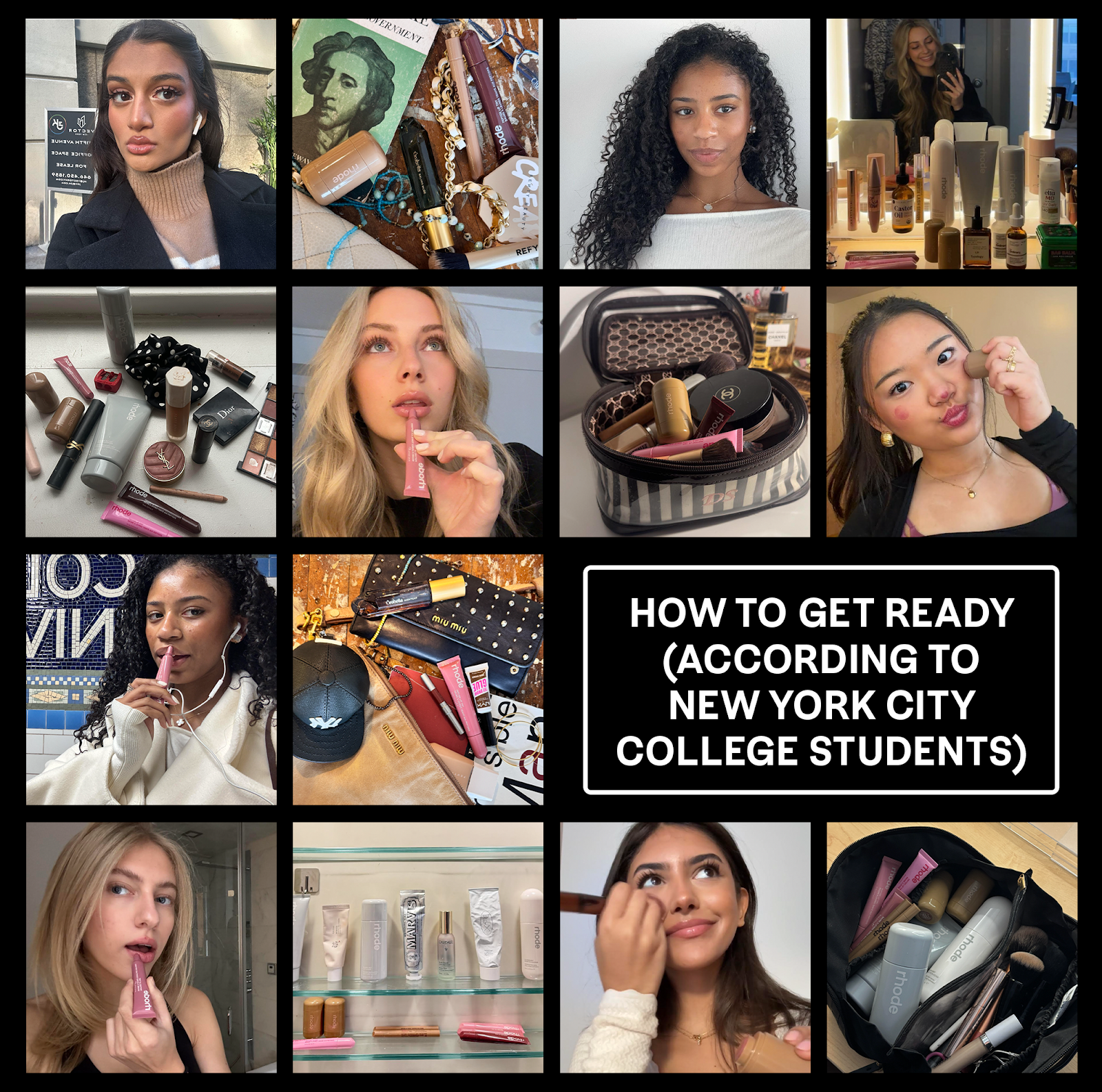 Colleges Routine Styles The morning routines of New York City college students.