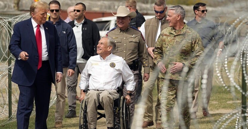 Biden and Trump were both at the border today, staking out ground on a key  2024 issue | Iowa Public Radio