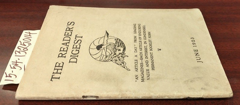 The Reader's Digest Vol. 2, No. 16, June 1923