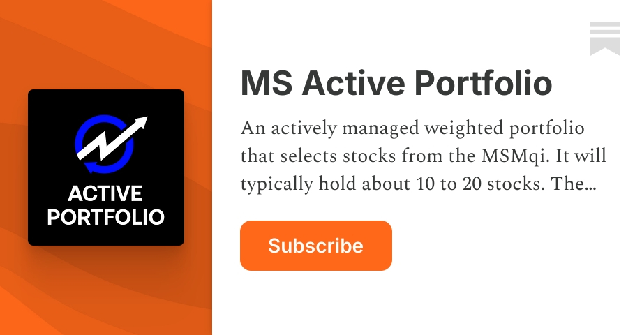 MS Active Portfolio | Substack