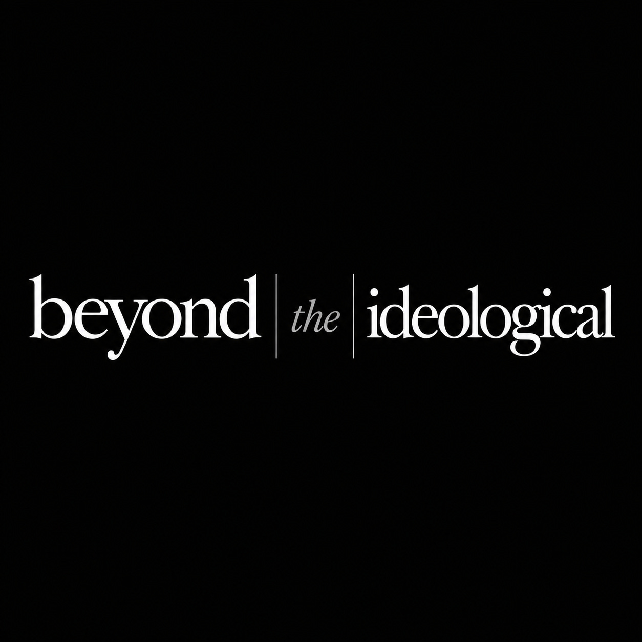 Beyond the Ideological  logo