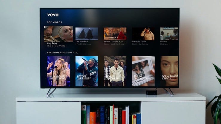 Vevo tvos tv screen home v3.0