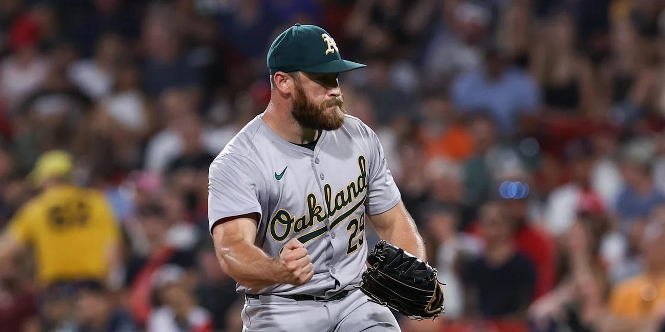 Red Sox sign former A’s reliever to minor league deal (report)