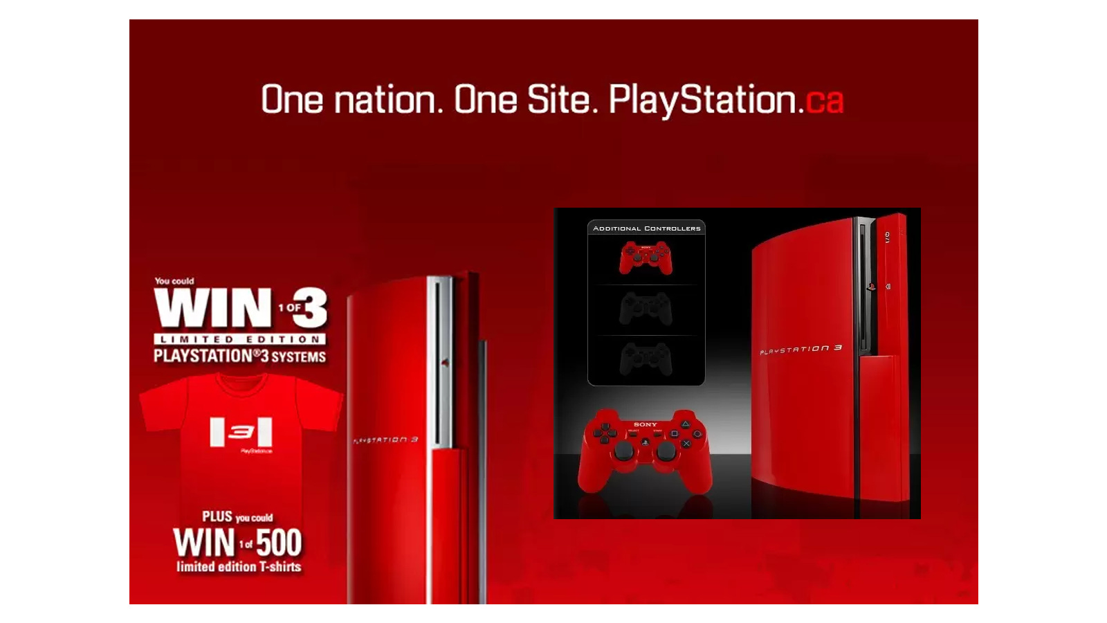 The Ultra-Rare Canada Day Red PlayStation 3