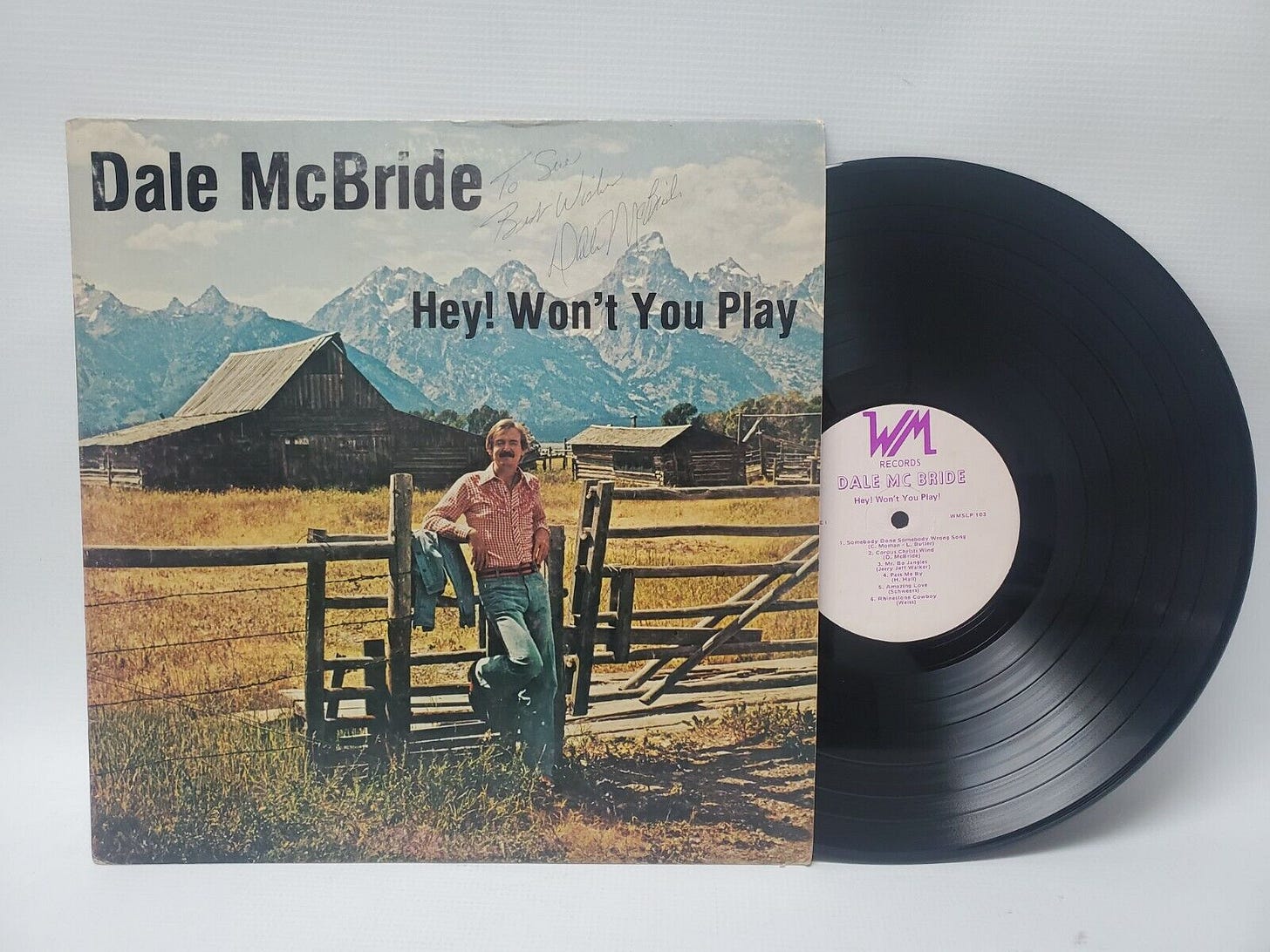 Dale McBride Signed/Autographed Vinyl LP Record Hey! Won't You Play” Rockabilly - Picture 1 of 5 Dale McBride Signed/Autographed Vinyl LP Record Hey! Won't You Play” Rockabilly - Picture 1 of 5