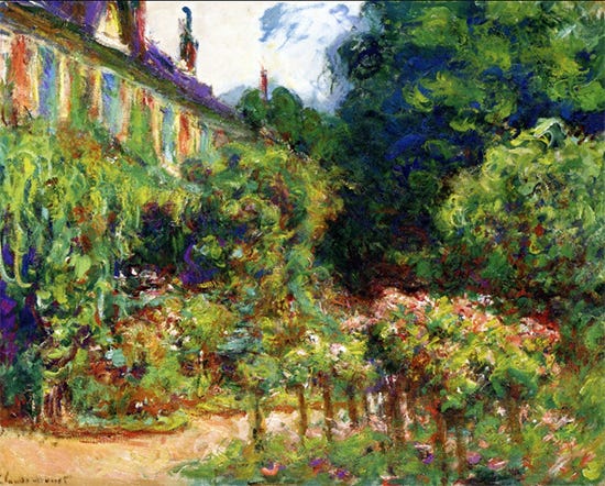 The Artist's House at Giverny, 1913, Claude Monet