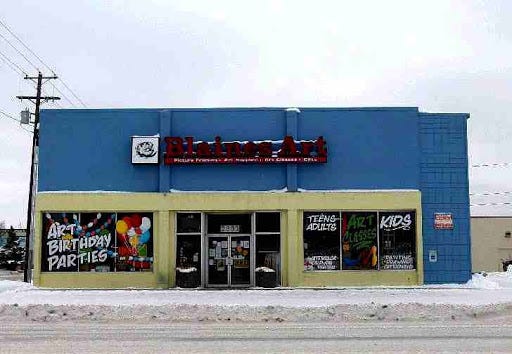 Blain's paint store, Spenard, Alaska.